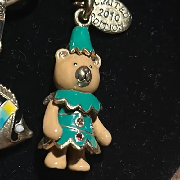 Juicy Couture Gold Charms on a Monet Necklace with Matching Bracelet - Picture 13 of 16